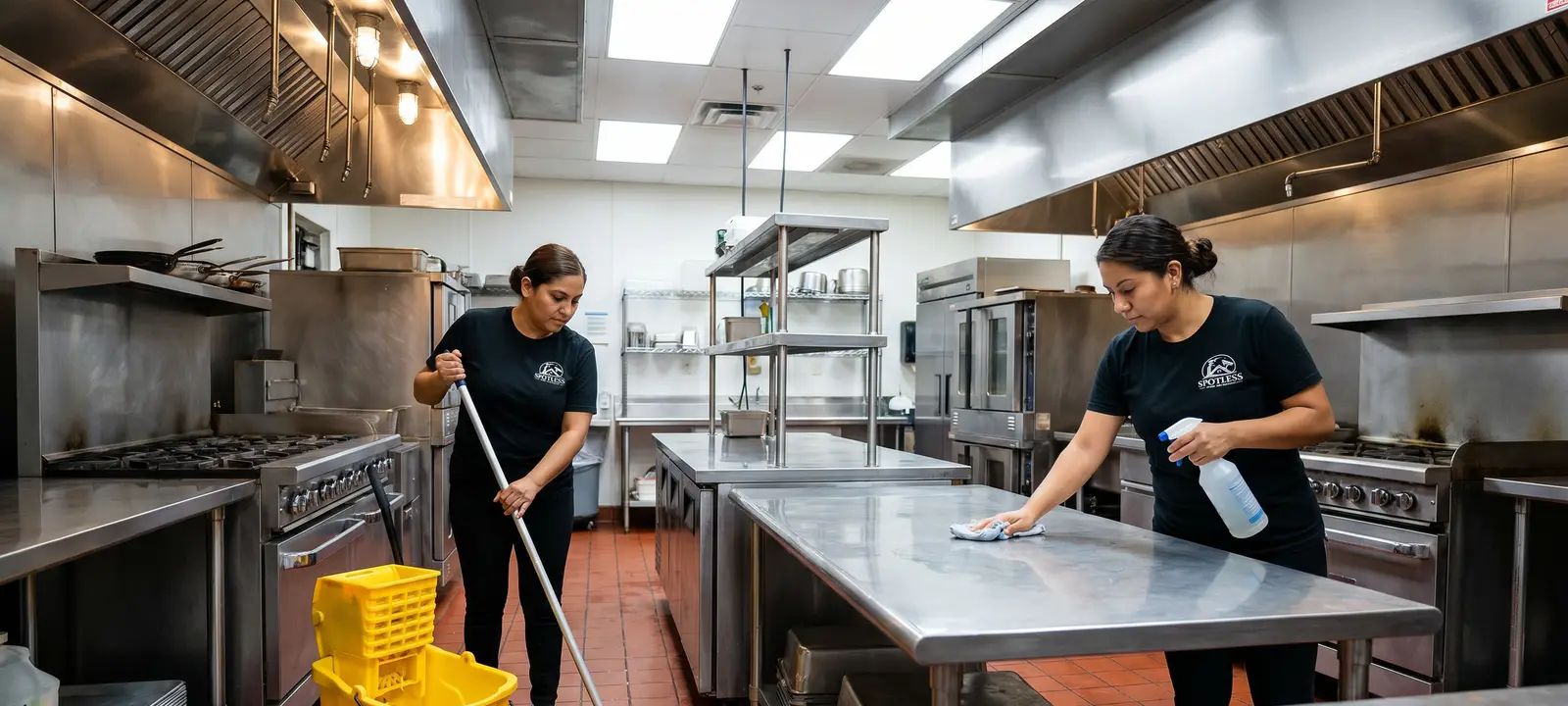 Front-of-house shine and back-of-house sanitation, on your hours.